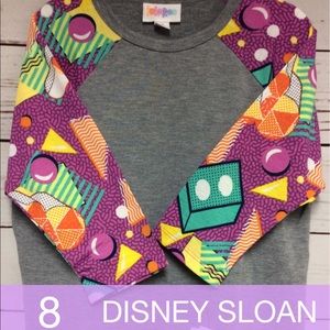 LuLaRoe Kids Disney Sloan Size 8 NWT